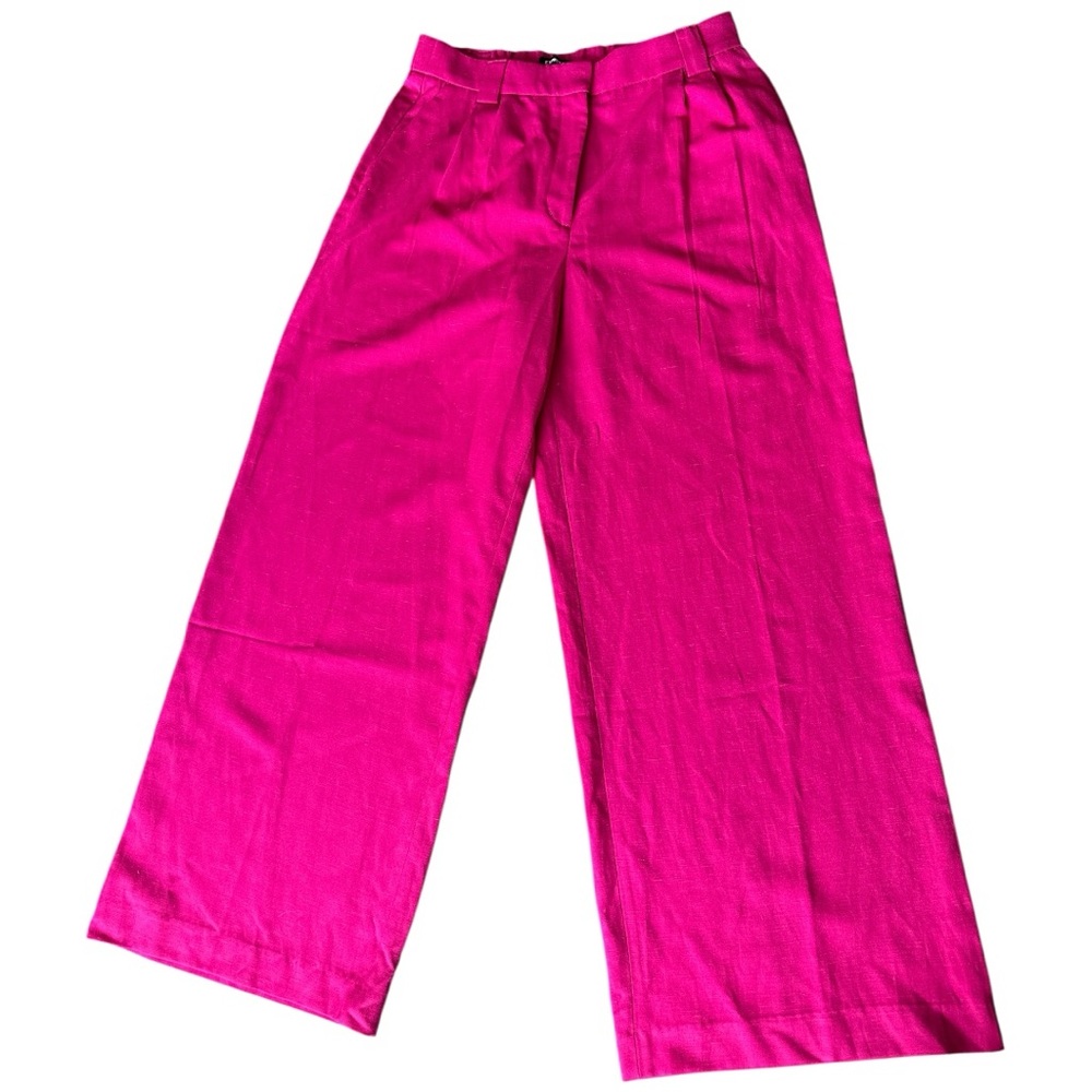 Express Fuchsia Wide-Leg Trousers